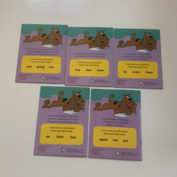 Scooby Doo! Sight Words Set - Picture 5 of 16